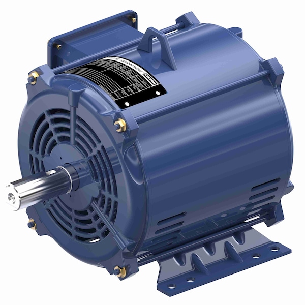 Three Phase ODP Motor, 3HP, 3 phase, 4 Pole, 200V, 1800RPM, 60Hz, 89.5%, 182T Frame